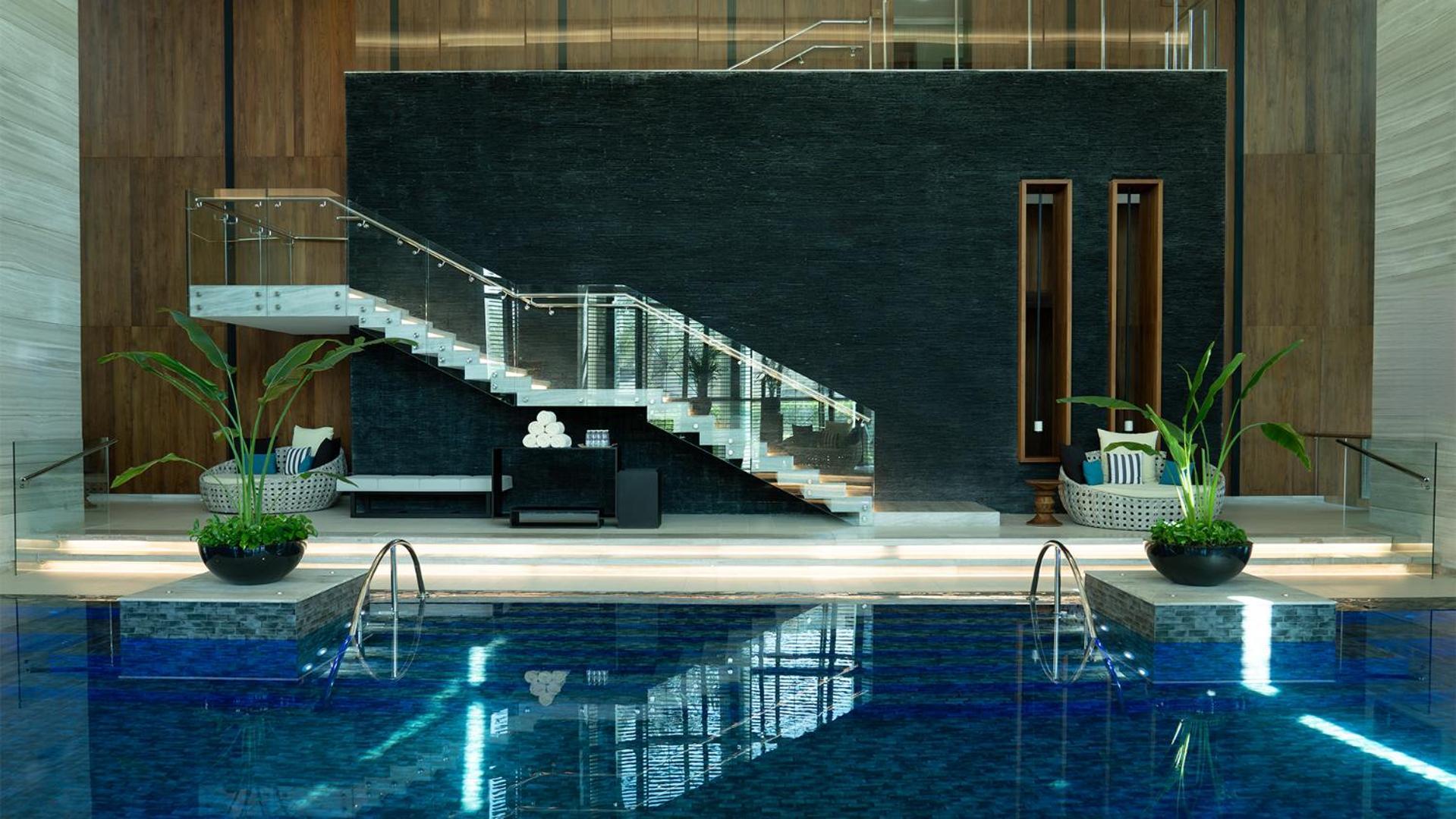 Fairmont Riyad Dış mekan fotoğraf The pool at the hotel
